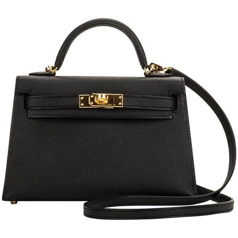 hermes mini black bag|Hermes mini bag size.